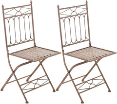 2er Set Klappstuhl Asina - antik braun by Dropshipping-Europe – M�bel