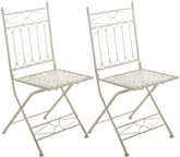 2er Set Klappstuhl Asina - antik-creme by Dropshipping-Europe – M�bel