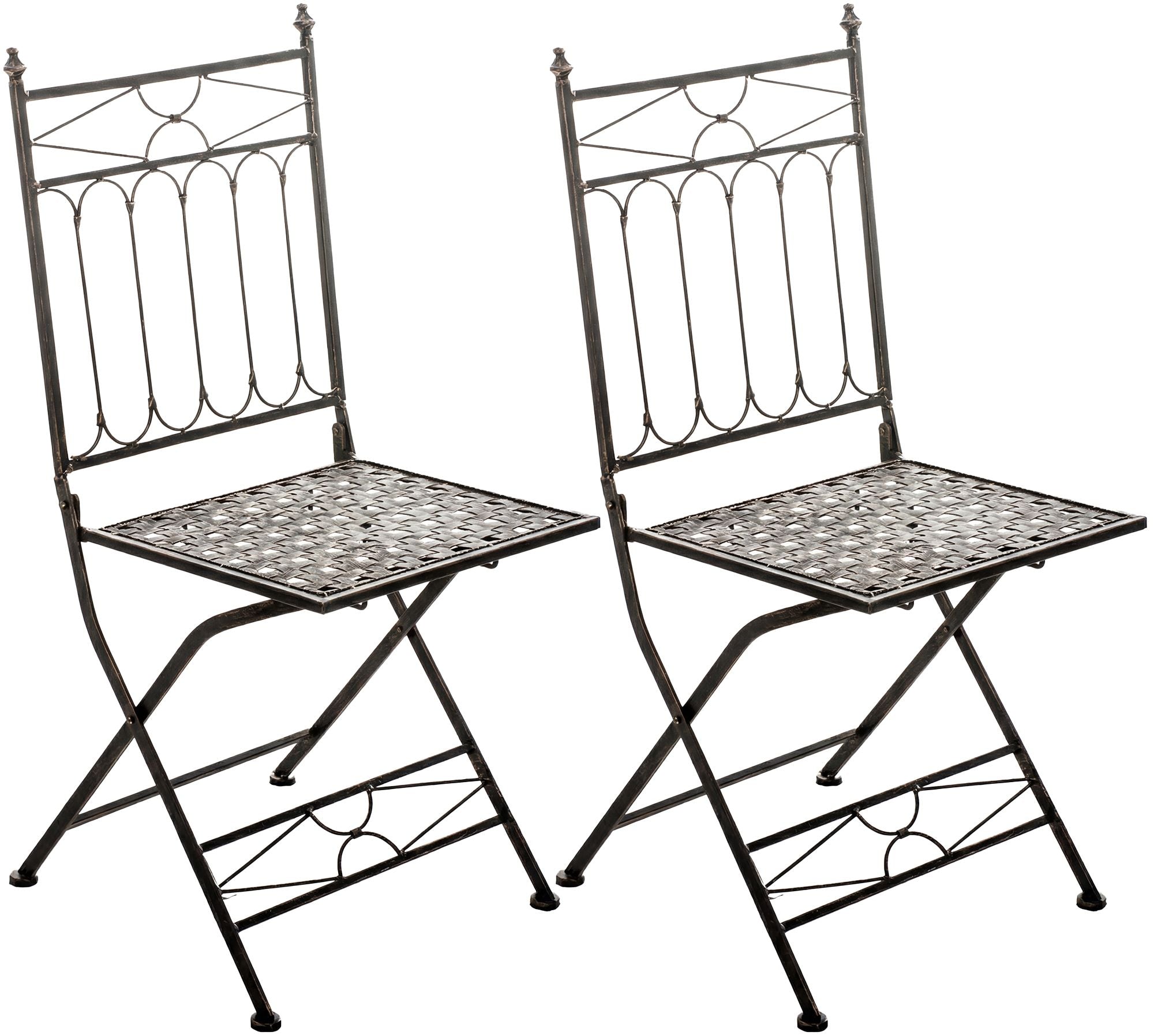 2er Set Klappstuhl Asina - bronze by Dropshipping-Europe – M�bel