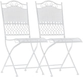 2er Set Gartenst�hle Kiran - wei� by Dropshipping-Europe – Gartenm�bel