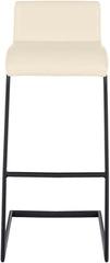 2er Set Barhocker Newport B Kunstleder - creme