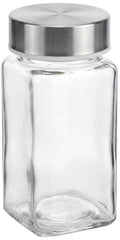 24er Set Gew�rzgl�ser eckig Edelstahl - silber