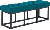 Sitzbank Amun Stoff Schwarz 120 cm - blau