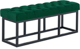 Sitzbank Amun Stoff Schwarz 120 cm - gr�n