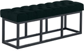 Sitzbank Amun Stoff Schwarz 120 cm - schwarz