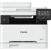 Stampante laser Canon 5158C004 per ufficio con pannello touch, stampa duplex e design compatto. Ideale per ambienti professionali.