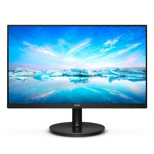 Monitor PHILIPS 28550 - PHILIPS 221V8/00 con schermo Full HD da 21.5 pollici, design sottile e cornice ultra-sottile per uso desktop.