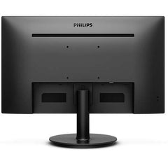 Retro del monitor PHILIPS 28550 - PHILIPS 221V8/00 con supporto regolabile e porte di connessione integrate per configurazioni versatili.