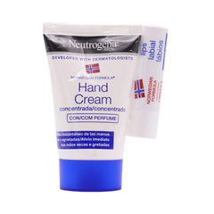 Neutrogena Crema Concentrata per Mani 50ml + Balsamo per Labbra