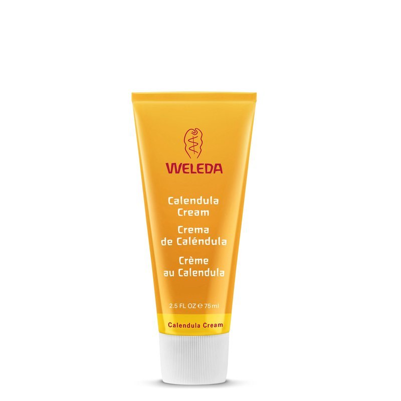 Crema di calendula Weleda 75ml, ideale per lenire e idratare la pelle delicata dei bambini e degli adulti.