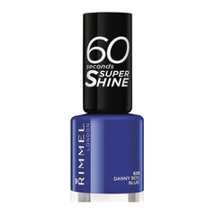 Rimmel London 60 Seconds Super Shine Nail Lacquer 828 Danny Boy Blue