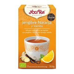 Yogi Tea Yogi Jengibre-Vainilla-Naranja 2g X 17 Bolsitas by YOGI TEA – 38071