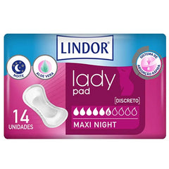 Lindor Lady Pad Maxi Night 6 Gocce by LINDOR – Other