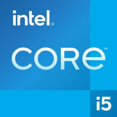 Logo Intel Core i5 per HP B70YYAT, evidenzia la potenza del processore per prestazioni elevate in ambito lavorativo.