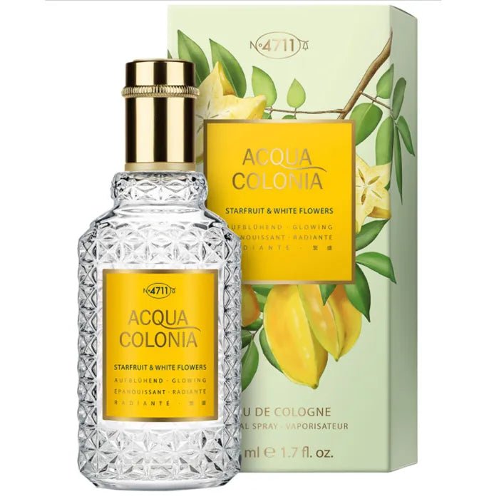 4711 Acqua Colonia Starfruit y White Flowers Eau De Cologne Spray 50ml - InfinityMarket -