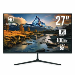 Monitor ATLANTIS A05-HE27IF-VHDM nero con altoparlanti incorporati, tecnologia AMD FreeSync e Low Blue Light.