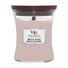 Woodwick Vela Vanilla y Sea Salt 275g by WOODWICK – 42624
