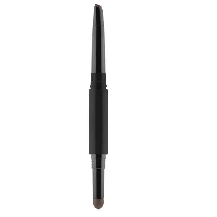 Matita per sopracciglia Gosh Brow Shape & Fill 002 Greybrown, colore marrone grigio, ideale per definire e riempire le sopracciglia.