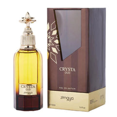 Zimaya Crysta Oud Eau De Parfum 100ml, fragranza intensa e avvolgente per un'esperienza sensoriale unica.