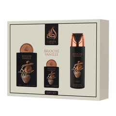 Lattafa Brioche Vanille Eau De Parfum 100ml Spray Corporal Perfumado 200ml Spray Eau De Parfum 20ml