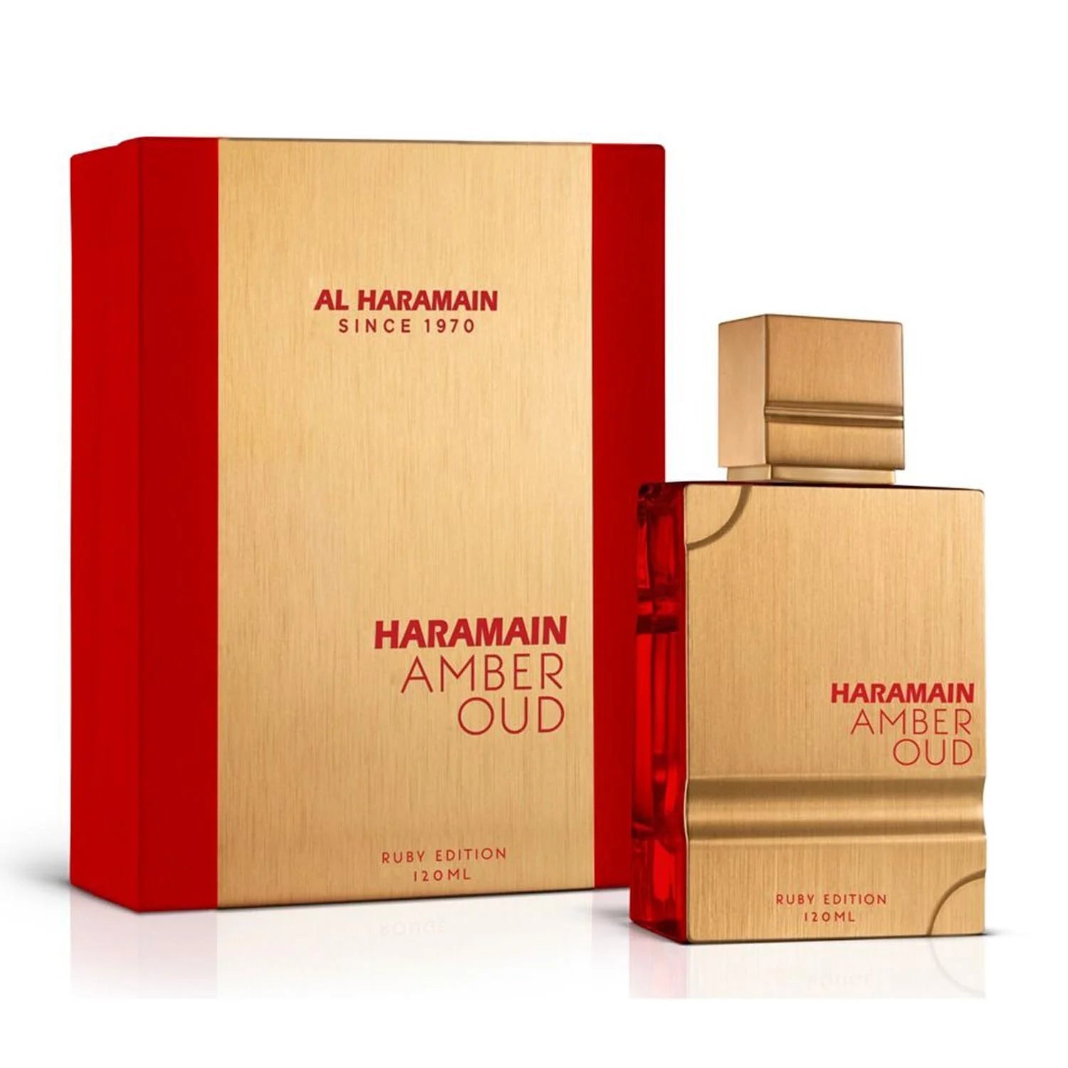 Afnan Al Haramain Amber Oud Eau De Parfum Ruby Edition 120ml Spray by AFNAN – 42504