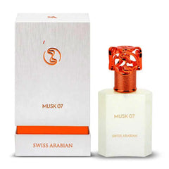 Swiss Arabian Musk 07 Eau De Parfum 50ml, fragranza unica, elegante e persistente per un tocco di lusso quotidiano.