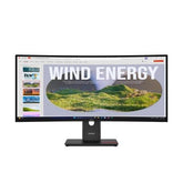 Monitor Curvo Lenovo 34 pollici 120Hz UltraWide 21:9 con risoluzione 3440x1440, ideale per multitasking e contenuti multimediali.