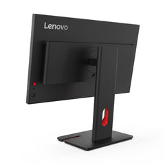 Retro del monitor Lenovo 64189 - LENOVO 64A4MATXEU con supporto regolabile e design Raven Black per postazioni di lavoro moderne.