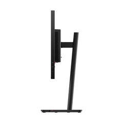 Profilo laterale del monitor Lenovo 64189 - LENOVO 64A4MATXEU con struttura sottile e supporto ergonomico per uso intensivo.