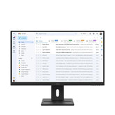 Monitor LENOVO 64884 - LENOVO 64BCMAT4EU acceso con schermata Gmail, design sottile e cornice ridotta, ideale per ufficio e produttività.