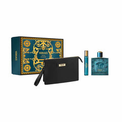 Versace Eros Pour Homme Eau De Parfum Spray 100ml Set 3 Parti