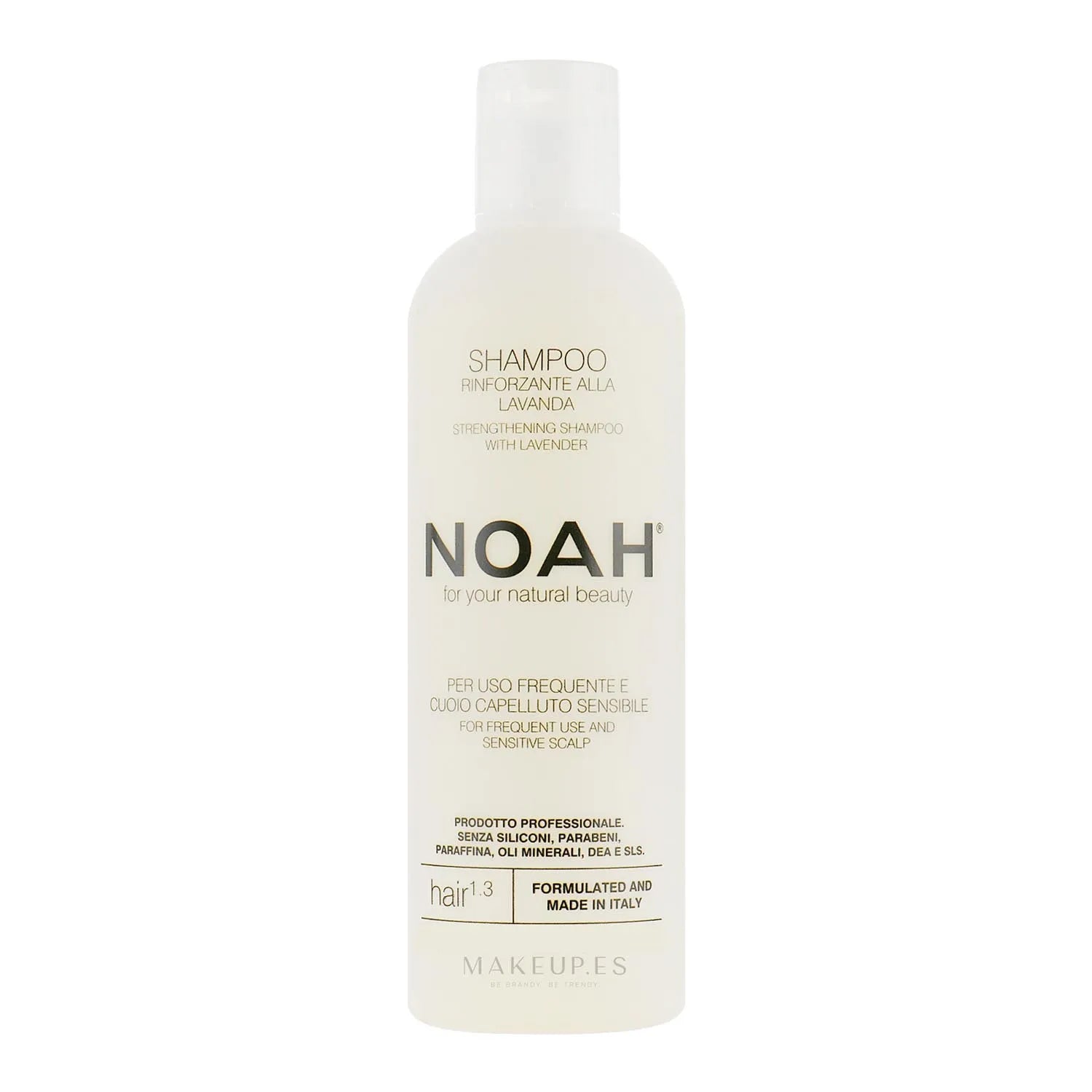 Shampoo fortificante alla lavanda NOAH da 1000ml, ideale per capelli sani e luminosi.