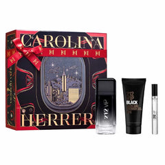 Carolina Herrera 212 Vip Black Eau De Parfum Spray 100ml Set 3 Parti
