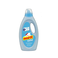 Detergente liquido Norit Baby per 32 lavaggi, ideale per pelli delicate e capi dei bambini.
