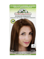 Corpore Sano Tinte Permanente N 5 Castaño Claro 140ml