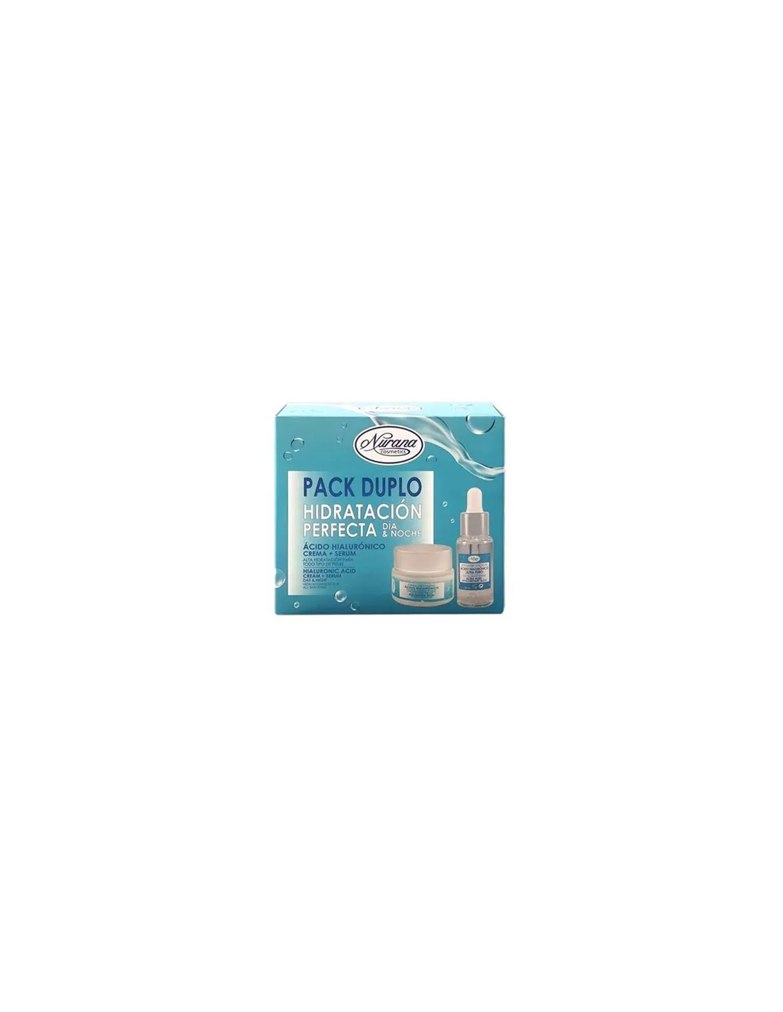 Nurana Pack Duplo Hidratacion Perfecta Dia y Noche Acido Hialuronico by NURANA – 38872