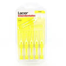 Lacer Interdental Fino Recto 6 Uds per una pulizia efficace tra i denti e una migliore igiene orale.
