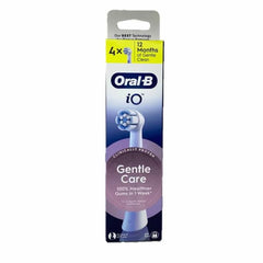 Testine di Ricambio Oral-B iO Gentle Care White, Confezione da 4
