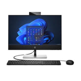 PC All-in-One HP B70TLAT - Nero con schermo widescreen, tastiera e mouse inclusi, ideale per uso aziendale e quotidiano.