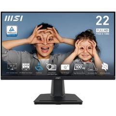 MSI PRO MP225 - Monitor 90213 da 21.5'' Full HD con tecnologia IPS, 1 ms di risposta e 100 Hz, ideale per lavoro e intrattenimento.