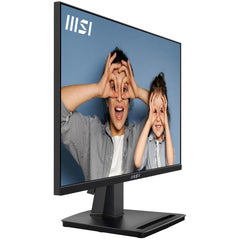 Monitor business MSI PRO MP251 da 24.5" con pannello LED Full HD, design sottile e cornice ridotta, perfetto per ambienti professionali.