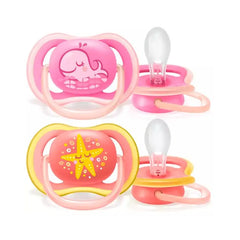 Avent Ultra Air Pacifier Girl +18 Months 2U - InfinityMarket -