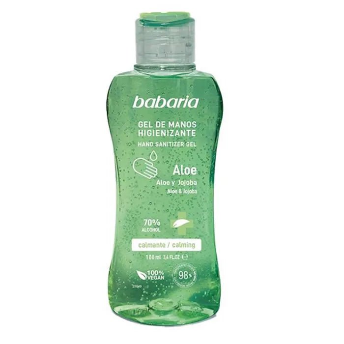 Babaria Aloe Sanitizing Hand Gel 70% Alcohol 100ml - InfinityMarket -