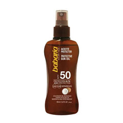 Babaria Protective Sun Oil Spf50 With Tahitian Monoï Oil 100ml - InfinityMarket -