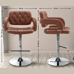 Barhocker Dublin C - cognac - InfinityMarket - Barhocker - colore:cognac