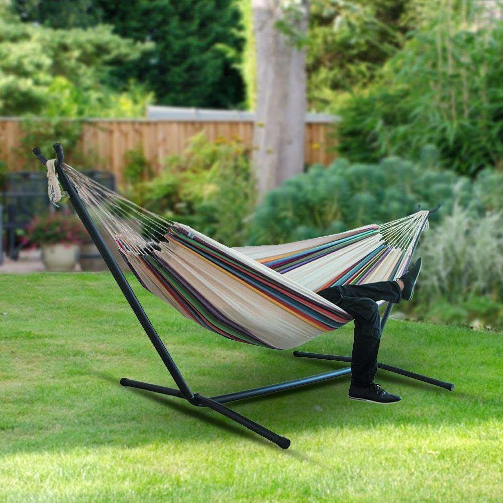 Canvas camping hammock - InfinityMarket - Camping - Garden - hammock