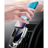 car phone holder with fast wireless charger - InfinityMarket - Car - Car Charger