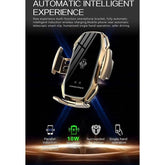 Caricatore Wireless 10W per Auto - Ricarica veloce e senza fili - InfinityMarket - Car Charger - Car Phone Holder - Charger
