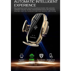 Caricatore Wireless 10W per Auto - Ricarica veloce e senza fili - InfinityMarket - Car Charger - Car Phone Holder - Charger