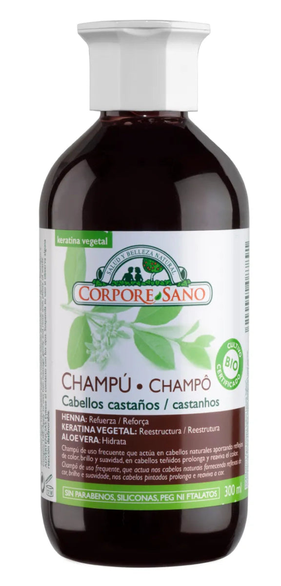 Corpore Champu Henna Cab Castaños 300ml Bio - InfinityMarket -